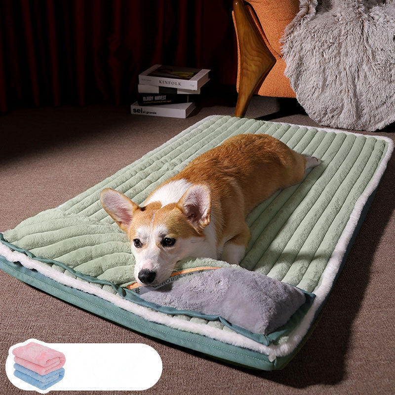 Invierno cálido perro perrera almohada perro estera perro dormir estera gato durmiendo