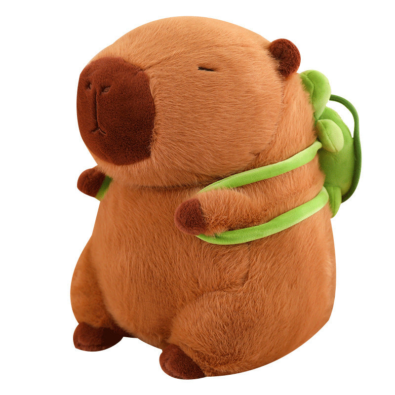 Capibara Buddha Style Stuffed Capybara Doll