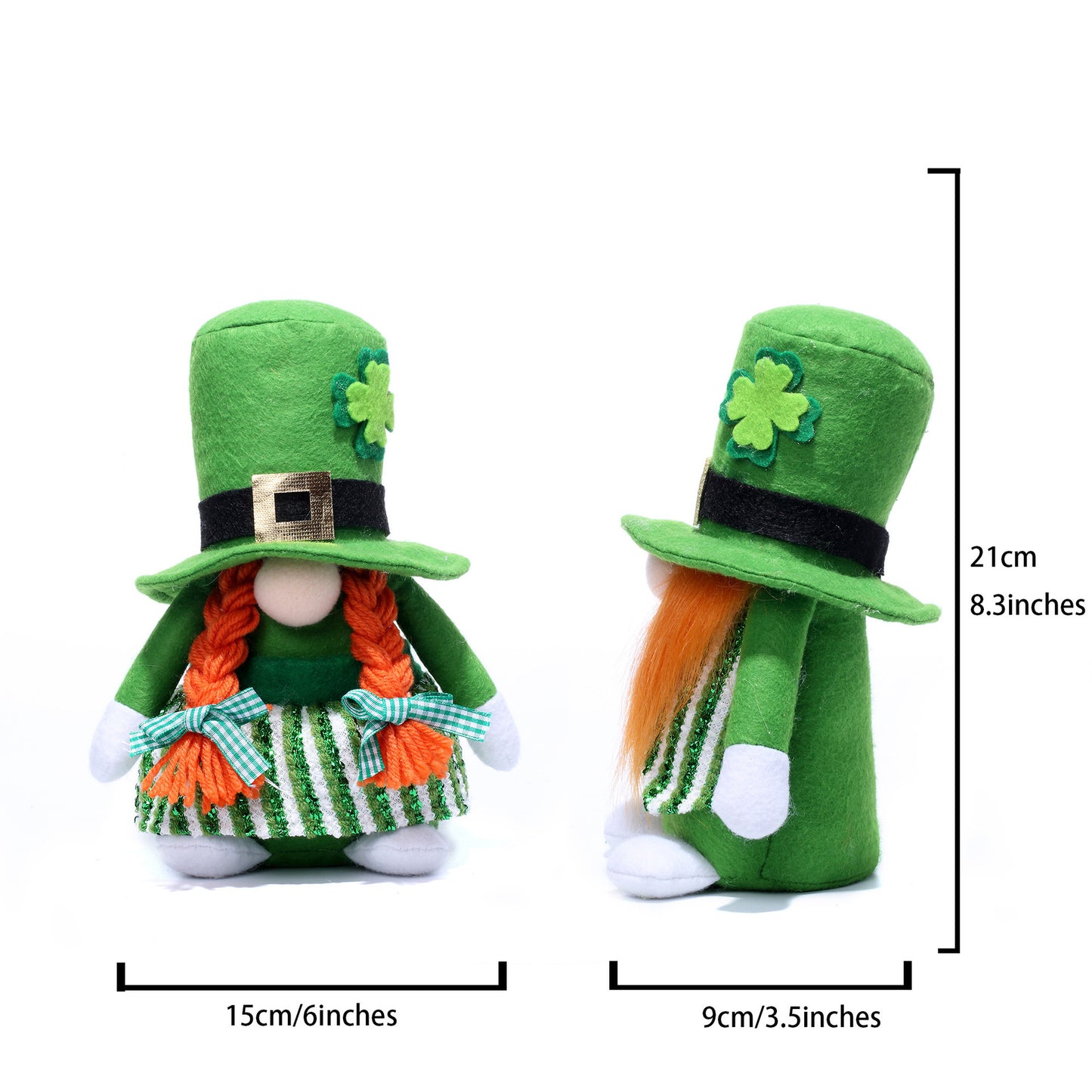 Muñeco de Rodolfo del Día de San Patricio Muñeco sin rostro del Día de Irlanda