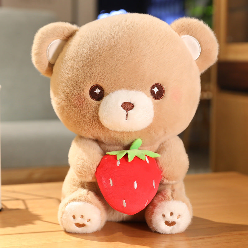 Strawberry Bear Plush Toy Doll