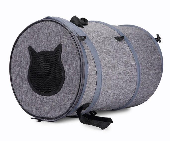 Sac de transport pliable pour chien et chat, voyage en plein air, Tunnel pour chat, jouets portables, porte-chiot, litière pour chat, lit de couchage, nid