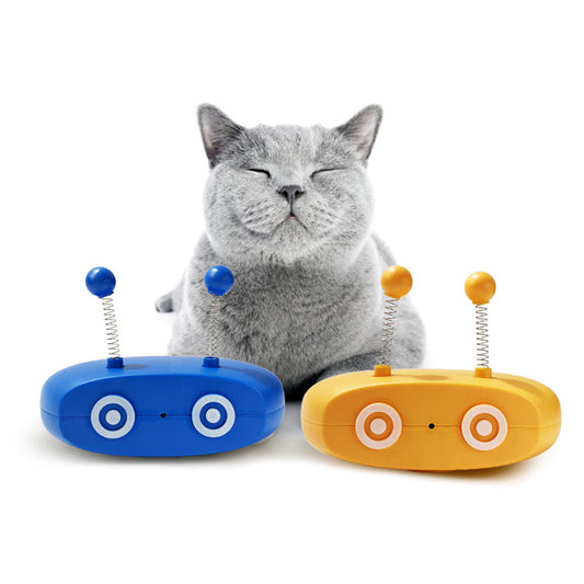 Jouet robot électrique laser pour chat, chargement USB, plume taquine, bâton de chat, rechargeable, intelligent, amusant, jouets pour animaux de compagnie 