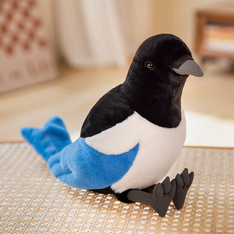 Jouet en peluche de pigeon d'oiseau de dessin animé