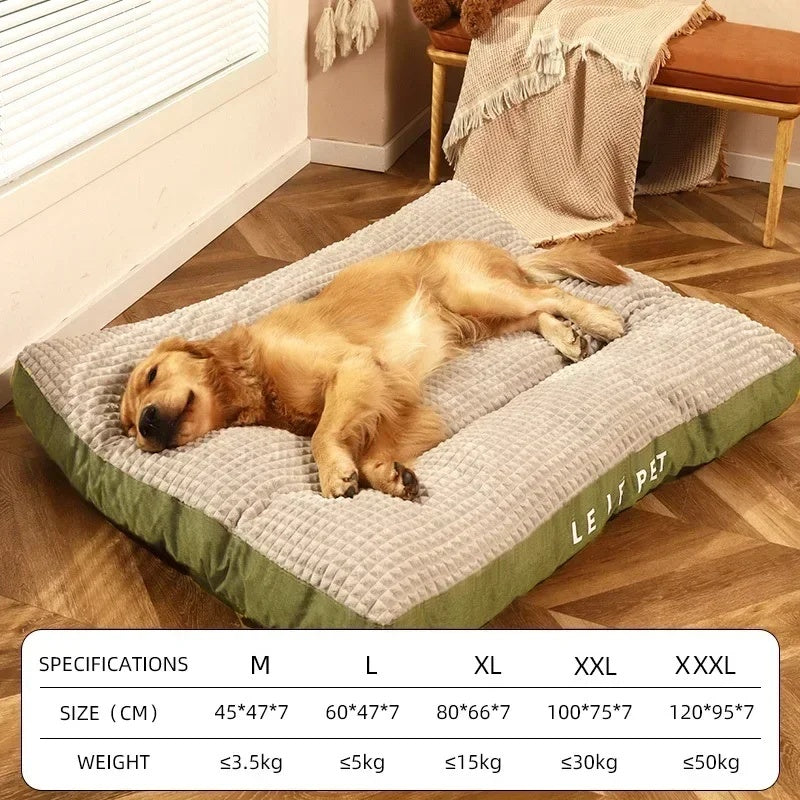 Cama cálida para perros, manta de vellón suave para mascotas, cojín desmontable para cachorros y gatos, suministros para mascotas pequeñas, medianas y grandes, cama para perros 