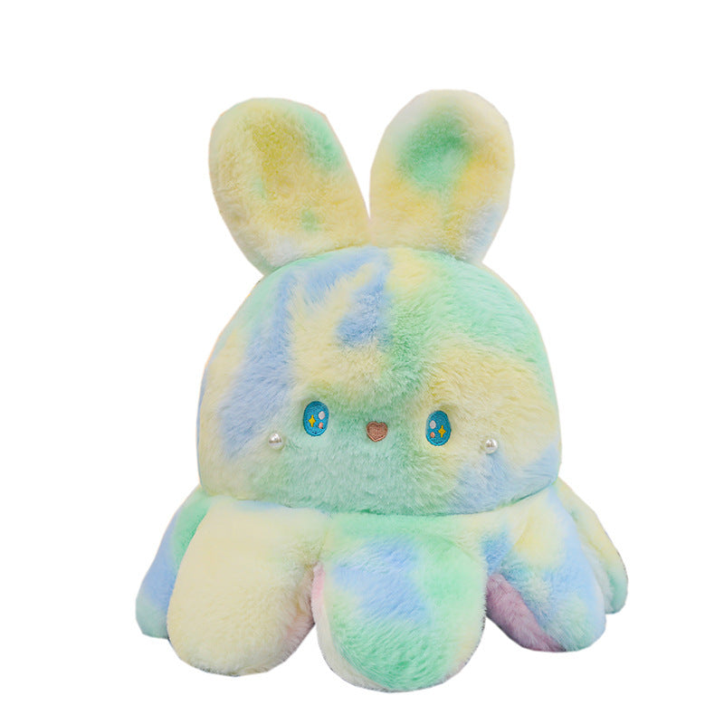 Two-sided Color-changing Octopus Rabbit Doll