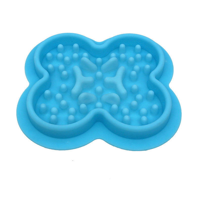 Tapis de léchage en silicone pour animaux de compagnie, gamelle pour chat et chien, alimentation lente, antidérapant