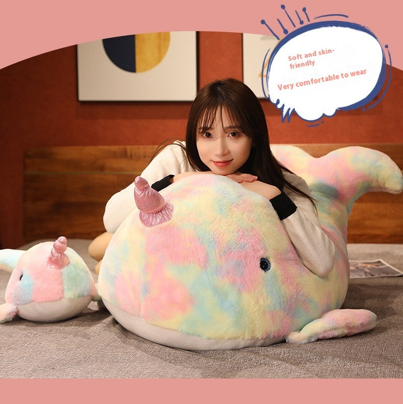 Whale Ocean Animal Throw Pillow Plush Toy