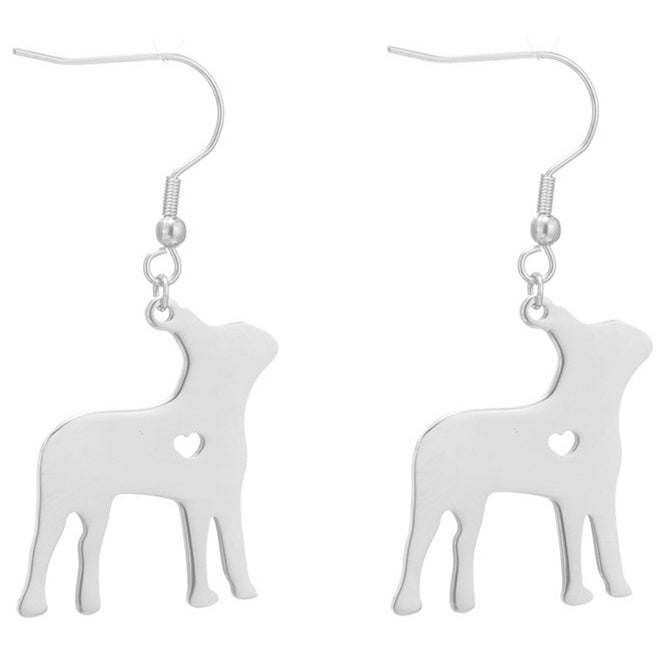 Stainless steel animal earrings