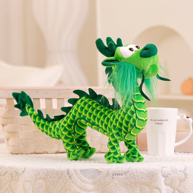 Creative Simulated Chinese Dragon Plush Toy Ornaments