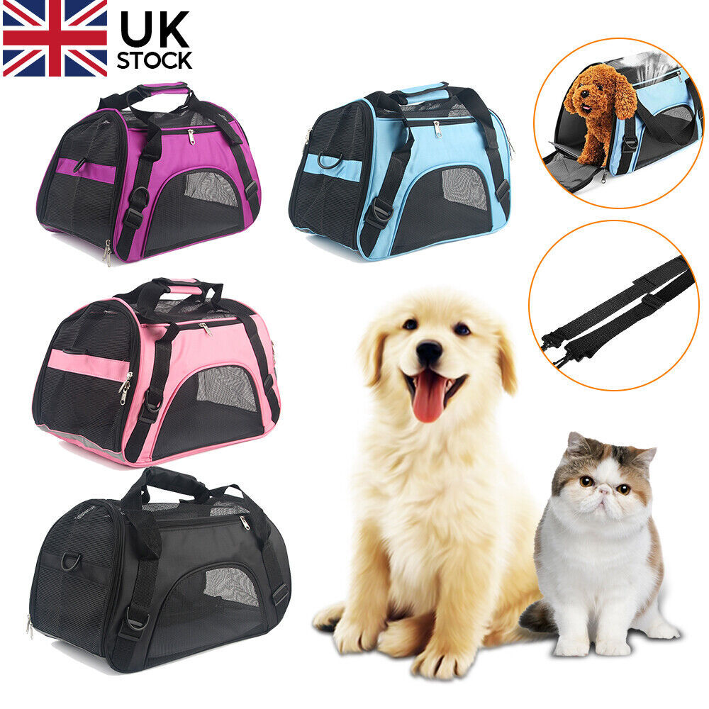 Bolsa portamascotas grande AVC, bolsa de viaje portátil de tela suave para perros, gatos y cachorros