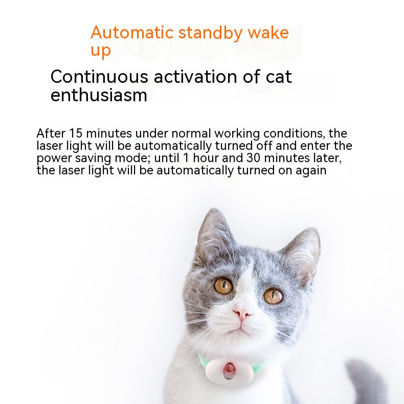 Automatic Cat Teaser Mi Qi Pen Collar