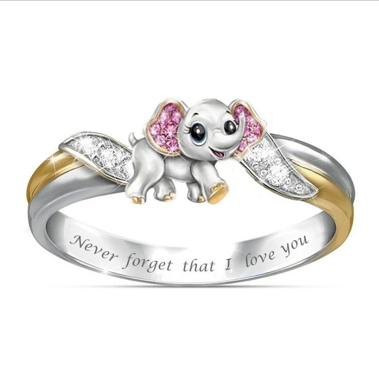 Animal owl Elephant Animal ring