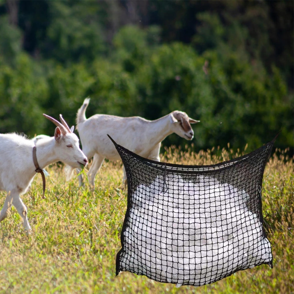 Weaving Grid Horse Hanging Feeding Bag