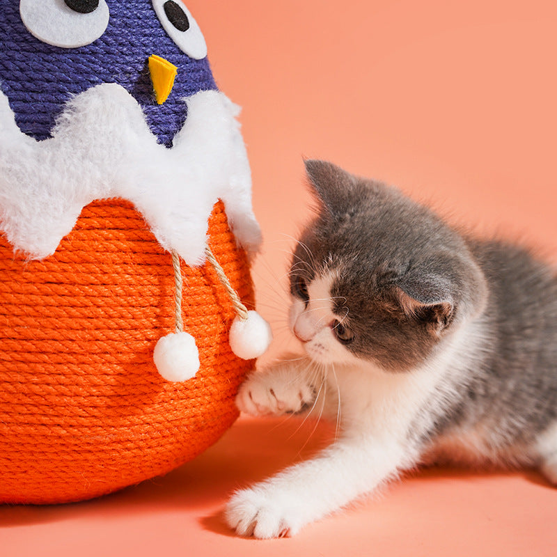 The Tumbler Pet Cat Catches Ball And Teases