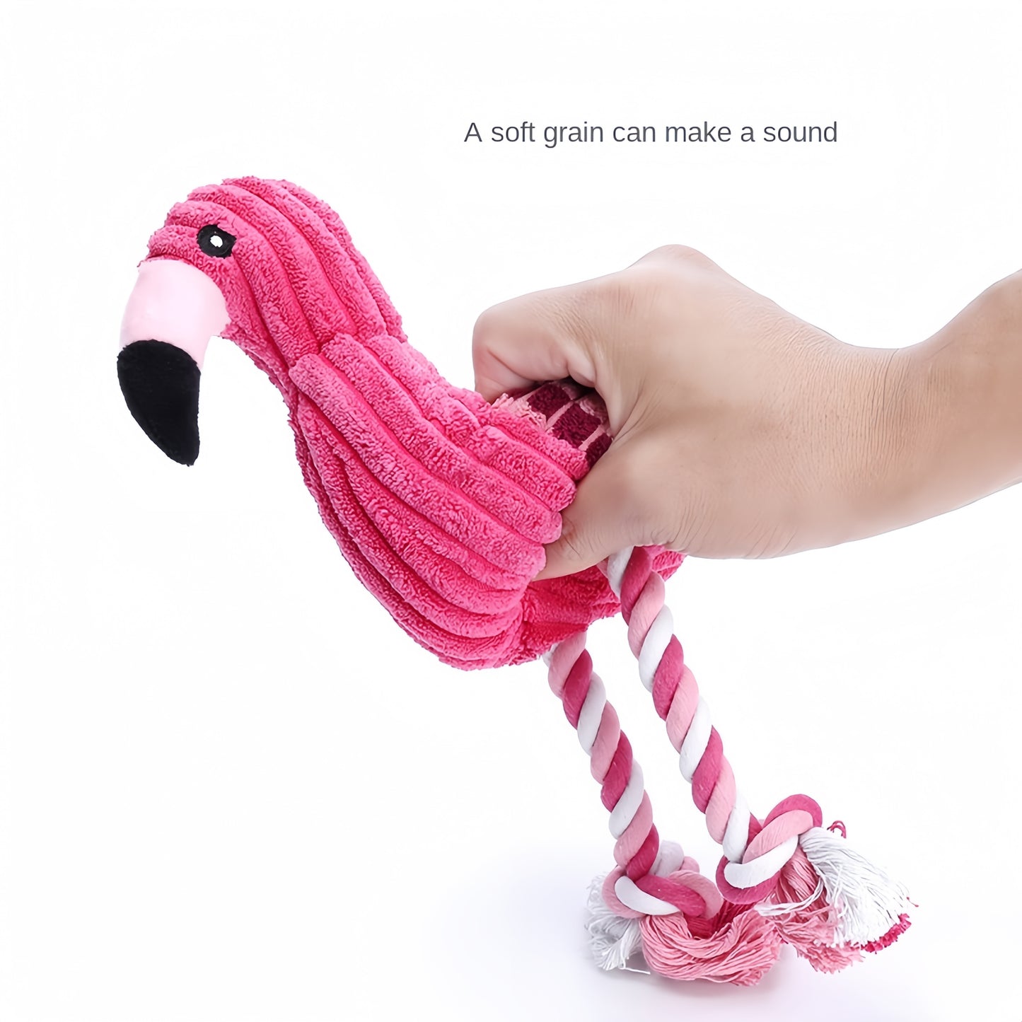 Jouets couineurs en forme d'animaux en peluche pour chien, jouets mignons en velours côtelé résistant aux morsures pour petits et grands chiens, produits pour animaux de compagnie 