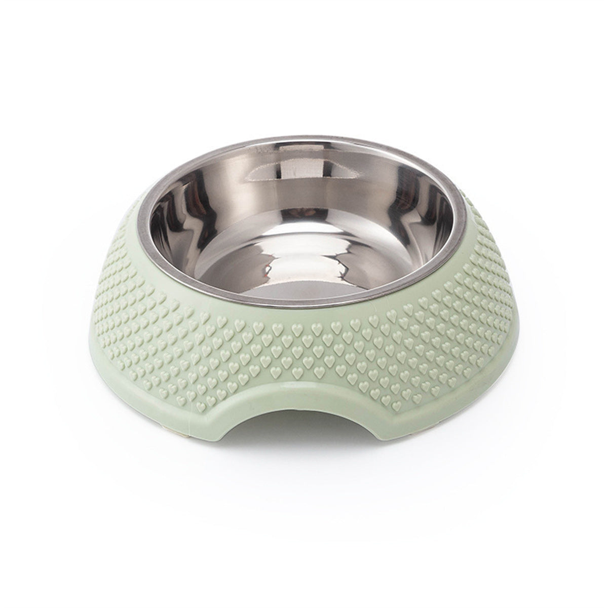 Gamelle pour chat et chien en acier inoxydable pour chat et chiot, mangeoire pour chiots et chats, base antidérapante et résistante aux chocs, récipient pour nourriture et eau pour animaux de compagnie