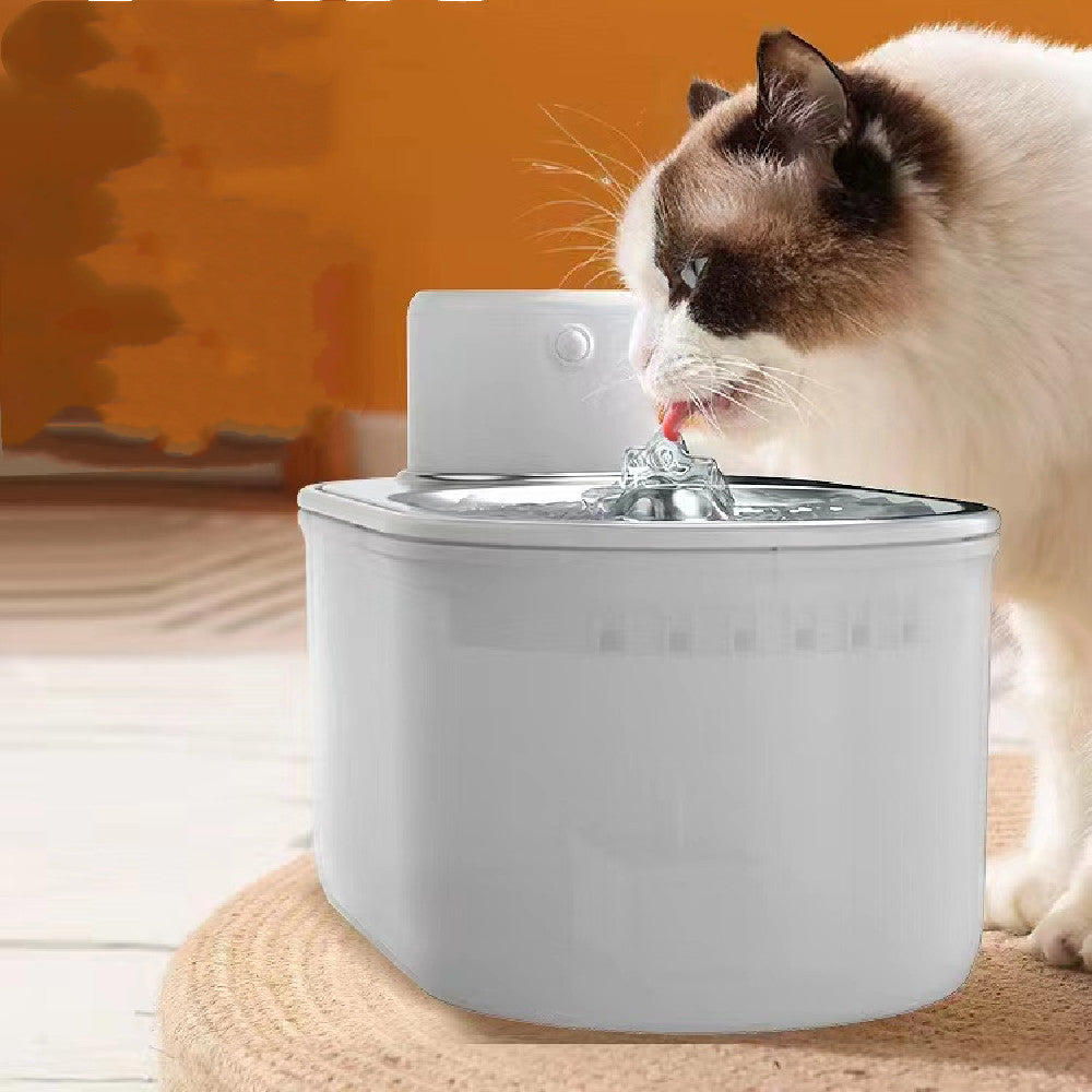 Dispensador de agua para perros y gatos desenchufado, circulación automática, agua para mascotas