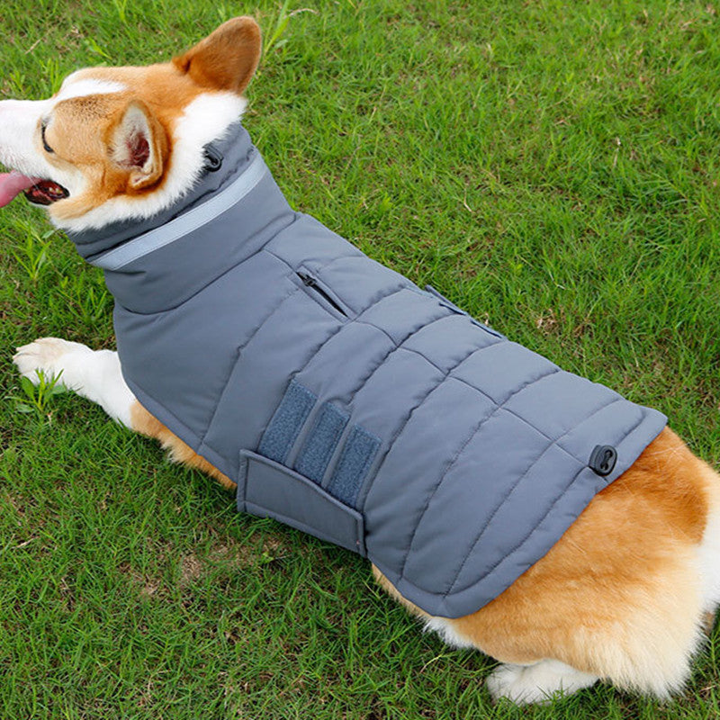 Nuevo abrigo de invierno para perros, ropa impermeable para mascotas para perros medianos y grandes, chaleco grueso y cálido para perros, chaqueta de Labrador personalizada