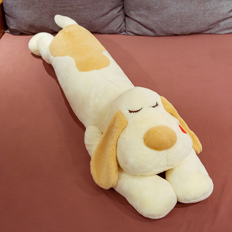 Cute Striped Papa Dog Plush Toy Large