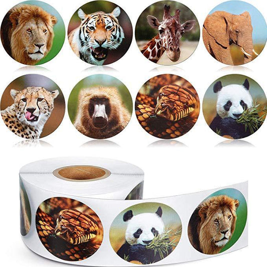 Children's Animal Toys Decorative Stickers Labels Animal Shaped Wall