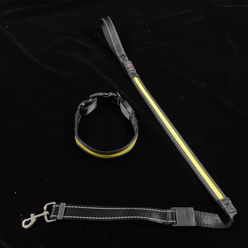 USB Charging Telescopic And Portable Pet Collar Suit