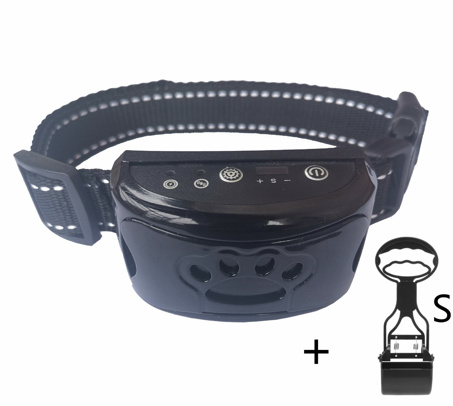 Collar de entrenamiento para perros, eléctrico, resistente al agua, Control remoto, recargable, entrenador para perros, supresor de ladridos con sonido de vibración de choque