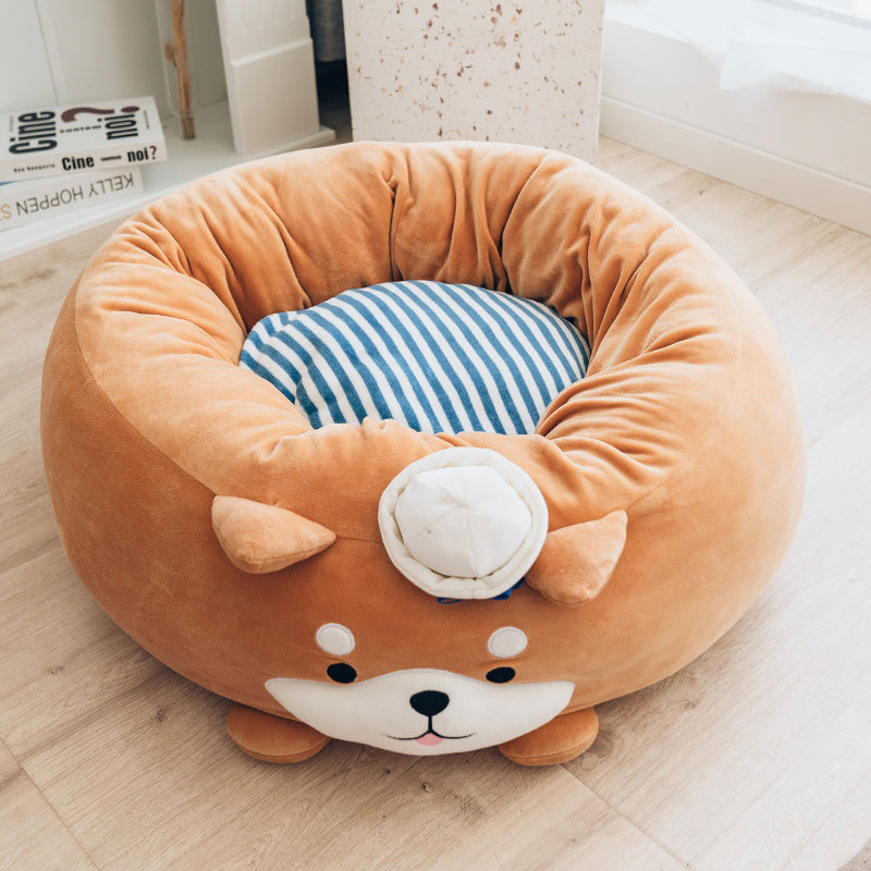 Chenil Shiba Inu de style marine chaud