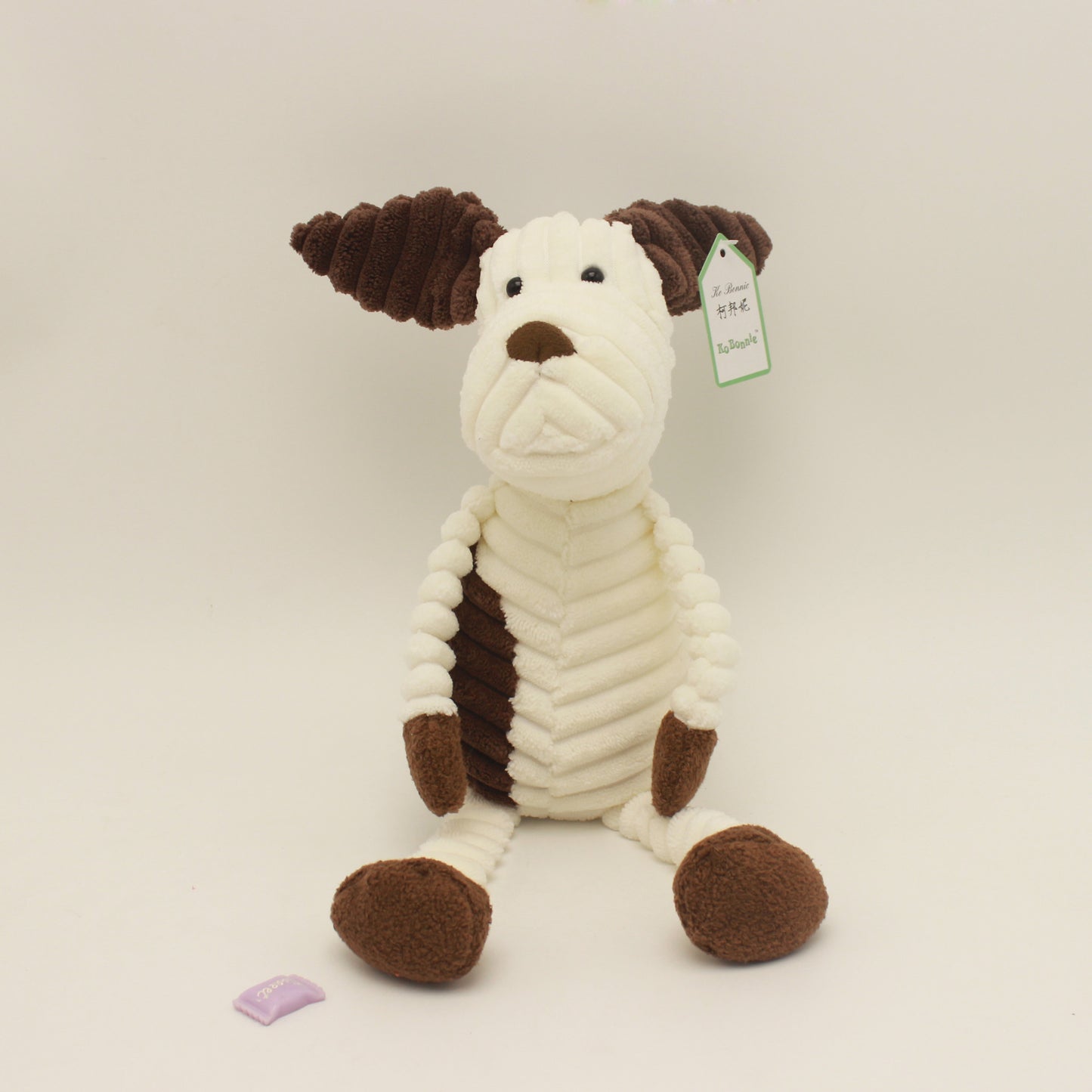 Striped animal plush toy