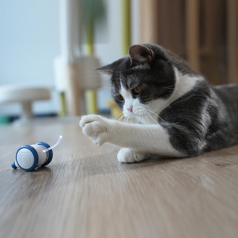 Ratón eléctrico para gato, juguete para gato, artefacto de aburrimiento, automático, inteligente