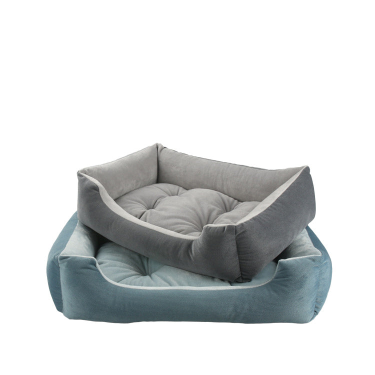 Medium Small Dog Sofa Bed Cushion Bed For Dog Cat Pet Square Plush Kennel Pet Calming Dog Bed House Pet Supplies Accessories