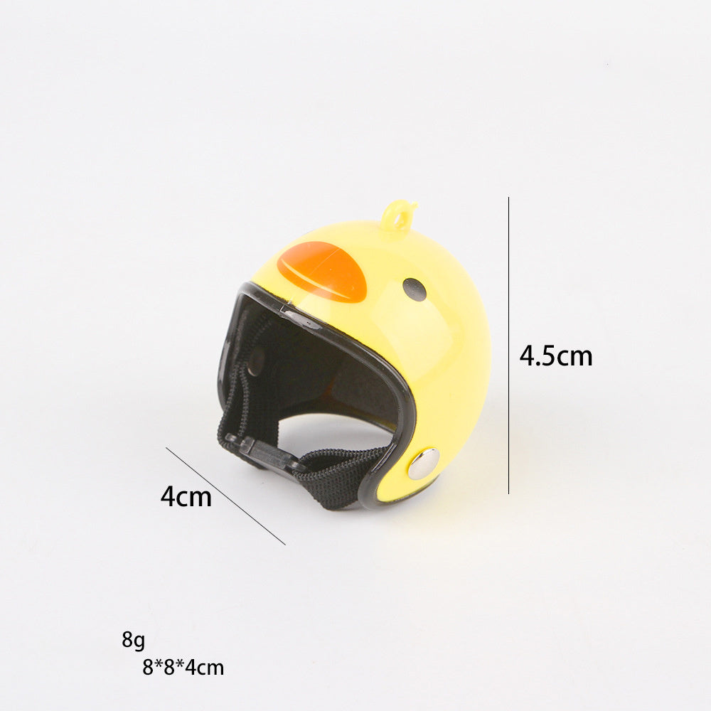 Hens Helmet Chicken Pet Safety Funny Parrot Bird Hat Headwear Small Hard Costumes Accessories For Parakeet