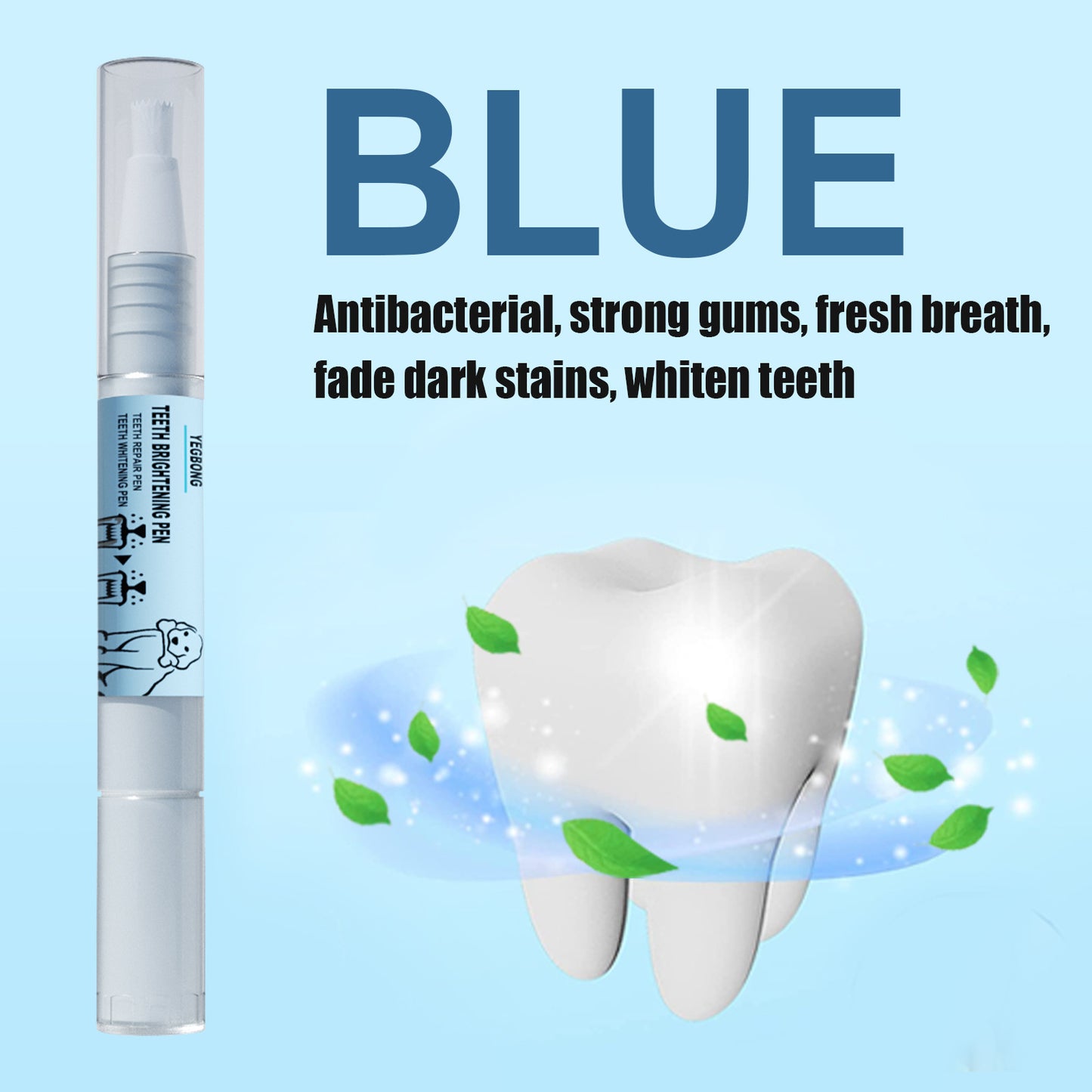 Teeth Brightening Pen For Pet Teeth Repairing Kit,Pet Dog Cat Teeth Cleaning Pen For Dental Care,Pet Teeth Whitening Pen Tool Dog Tooth Cleaning Pen - Resin Dental Plaque Tartar Remover