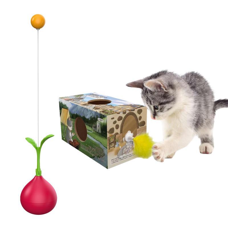 Jouet interactif pour chat, balle pour chat, auto-équilibrage, exercice et divertissement pour animaux de compagnie, fournitures pour refuge pour animaux de compagnie, salon