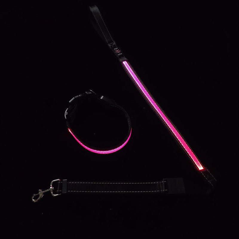 USB Charging Telescopic And Portable Pet Collar Suit