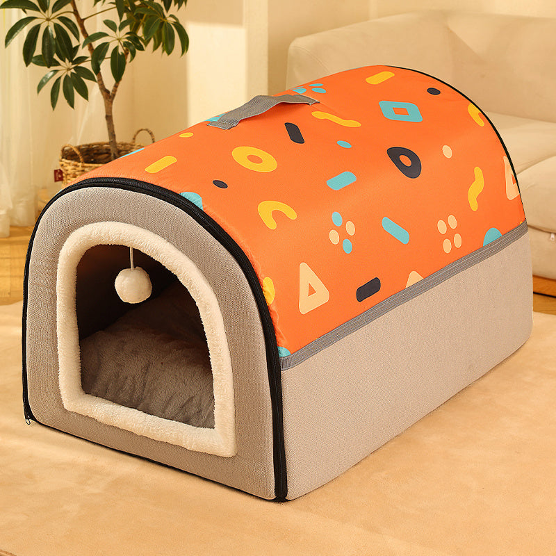 Warm Enclosed Removable And Washable Corgi And Shiba Inu House