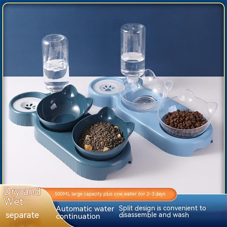 Fontaine d'eau d'alimentation automatique anti-chute pour chat