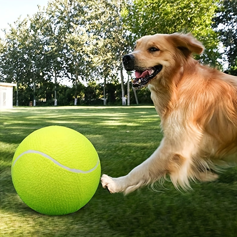 Balle de Tennis gonflable surdimensionnée de 24cm pour animaux de compagnie, jouet pour chien, méthode Corgi, Shiba Inu, dix fois Happy Ball, nouveau 