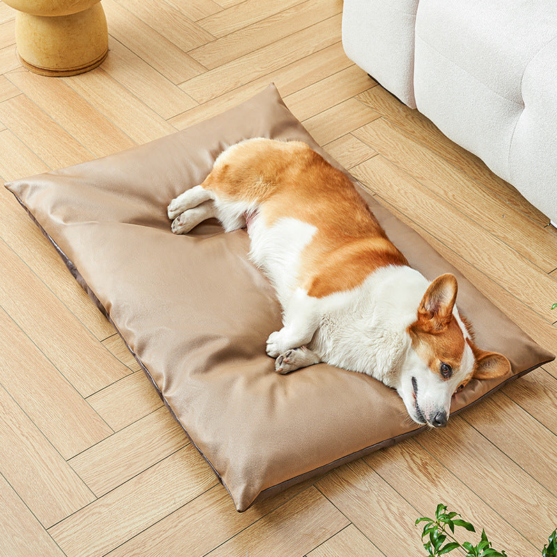 Tapis de couchage pour chat d'été frais pour animaux de compagnie, coussin pour chien, nid pour animaux de compagnie