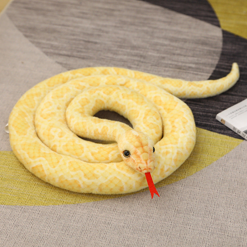 Cartoon Big Snake Plush Toy Large Snake Doll