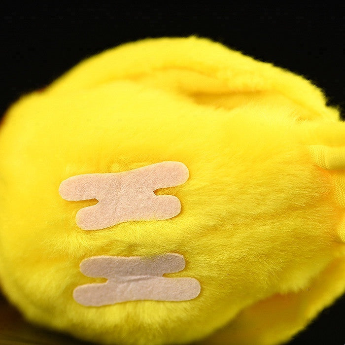 Jouet en peluche de perroquet de Simulation de poupée de perroquet de pivoine de pêche jaune