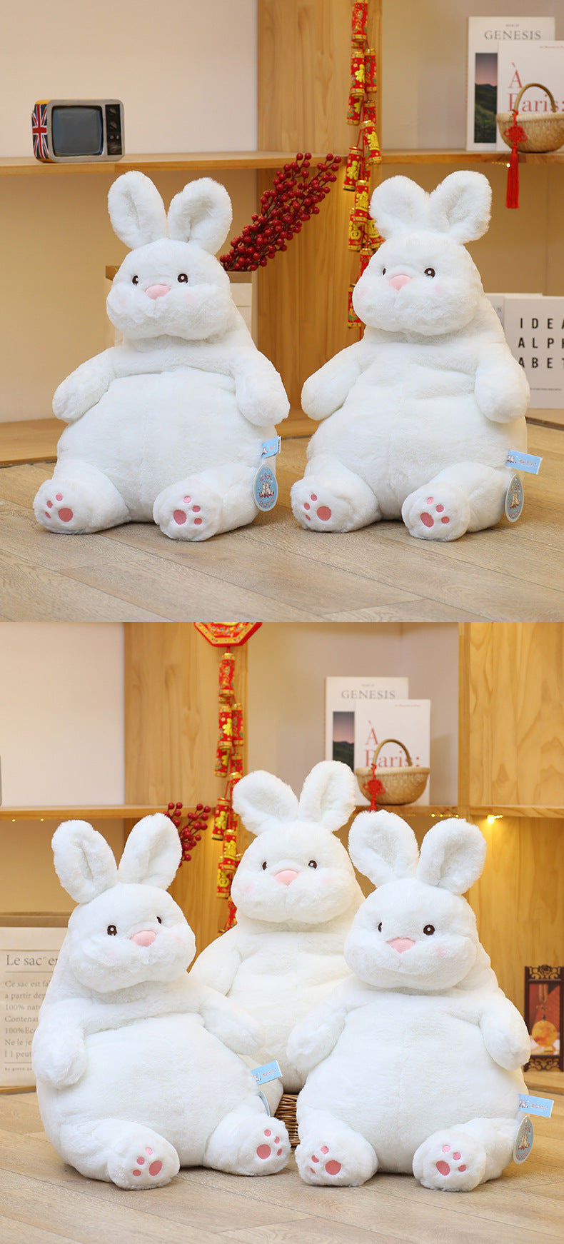 Super Soft Lazy Rabbit Big Pillow Cute Doll