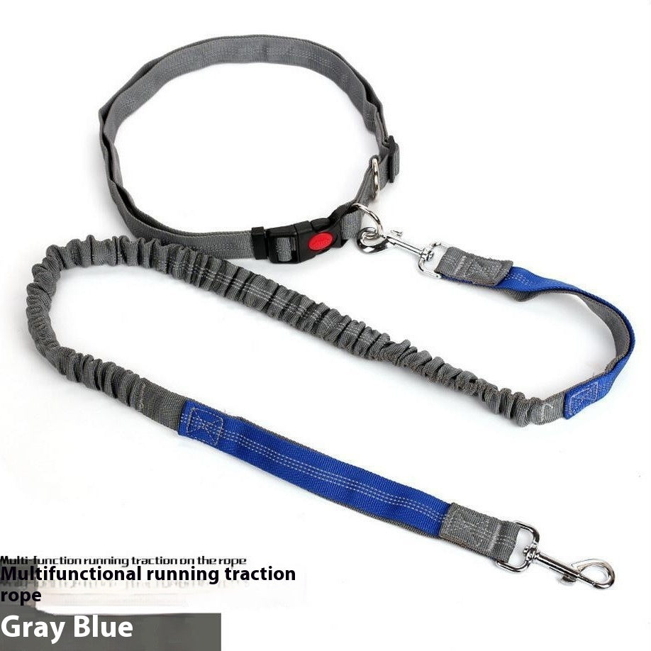 With Elastic Night Reflective Filament Sling Supplies Outdoor Running Dog Leash