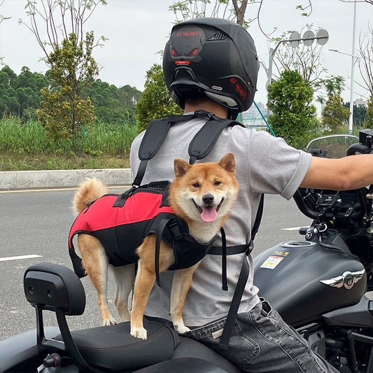 Mochila multifuncional para mascotas con camilla para caminar al aire libre en el aire