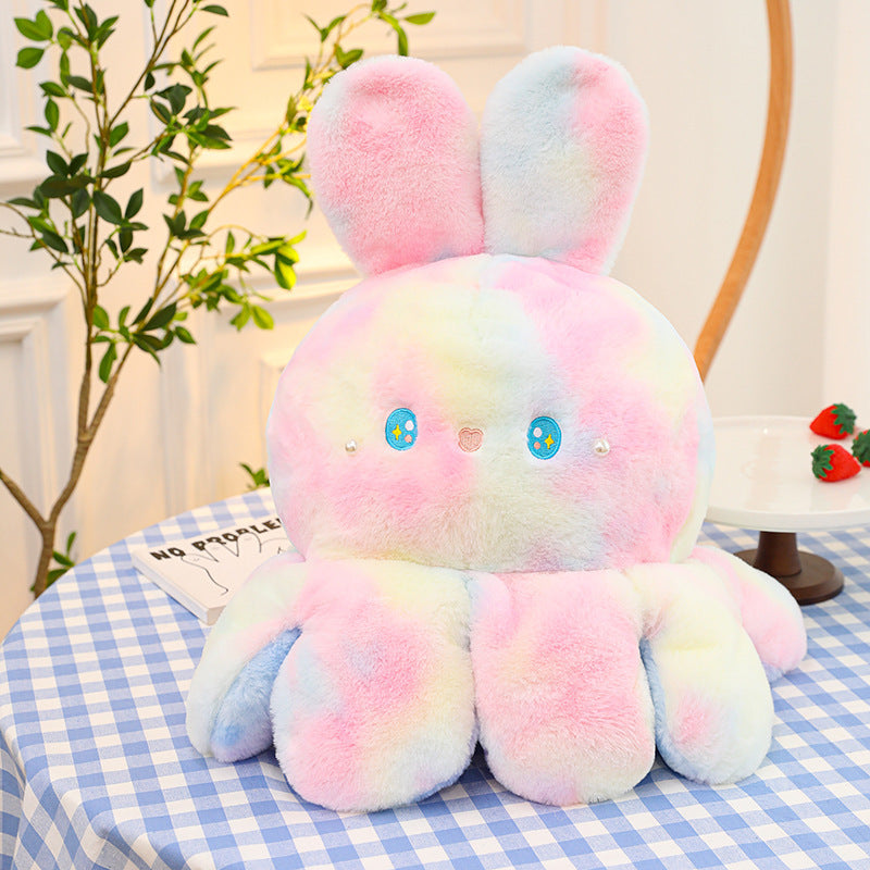 Two-sided Color-changing Octopus Rabbit Doll