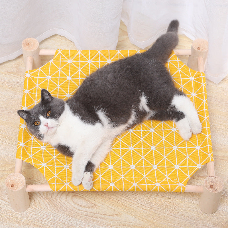 Four Seasons Moisture-proof Hammock Removable And Washable Cat Bed