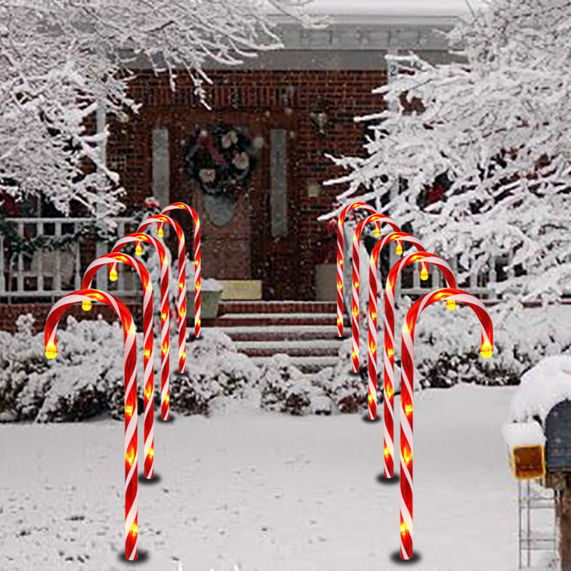 Luces navideñas de copo de nieve para jardín, luces de copo de nieve impermeables para exteriores, decoración navideña, luces de suelo, luz nocturna para césped