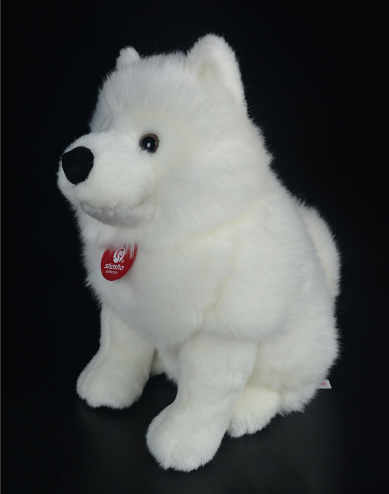 Samoye Perro Peluche Juguete Simulación Animal