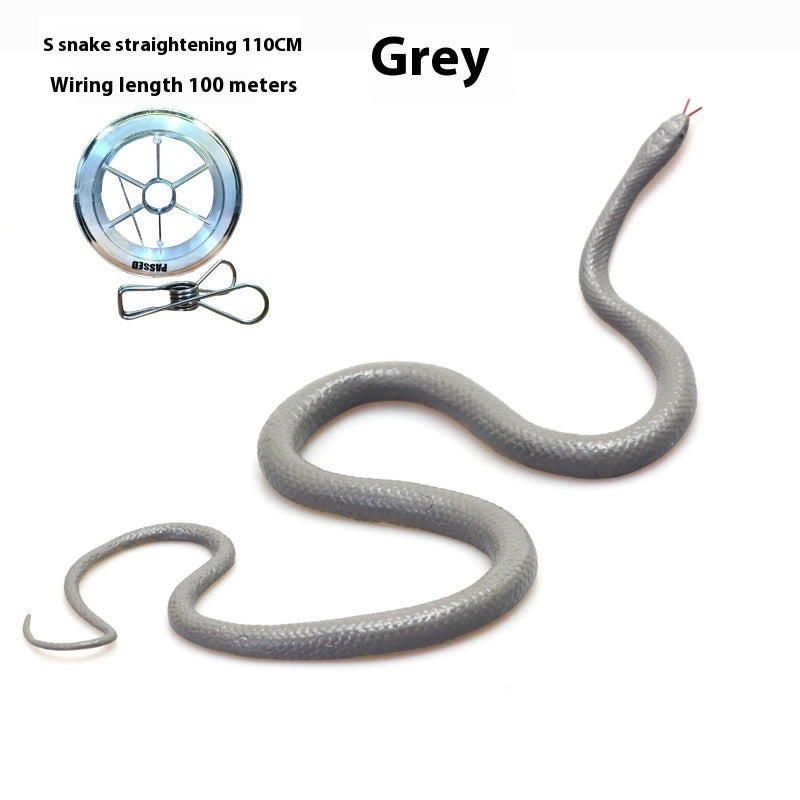 Whole Rubber Snake Chasing Props Golf Prank Toy