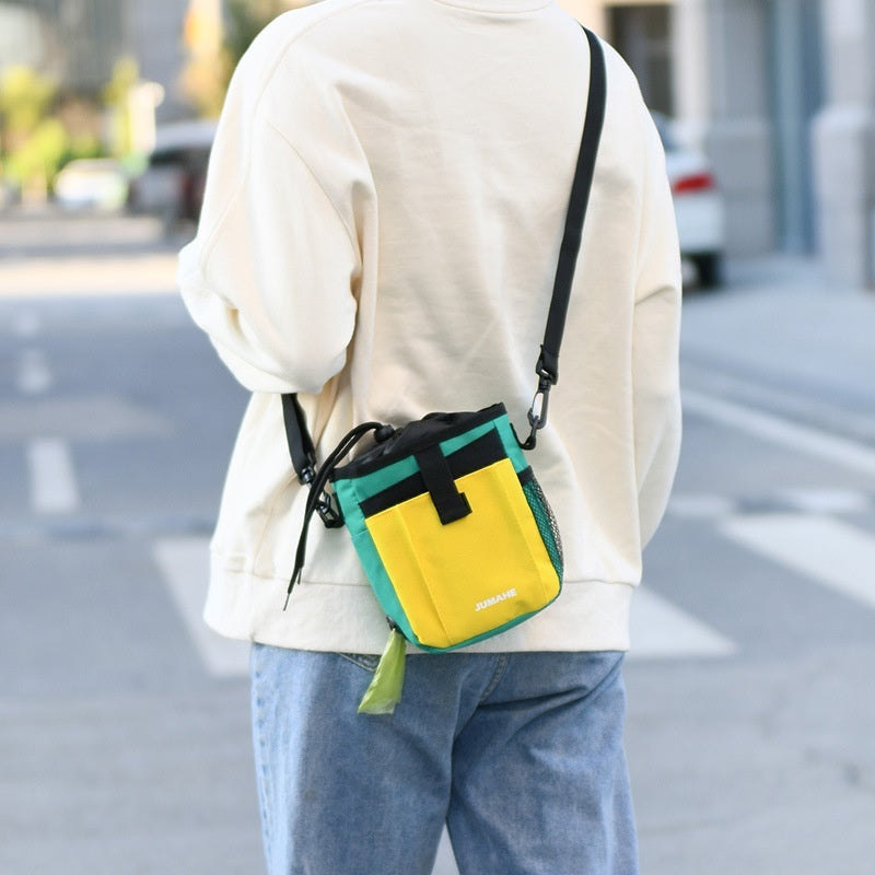 Sac de collation pratique de grande capacité pour dressage de chiens, entraînement d'animaux de compagnie, sortie en plein air