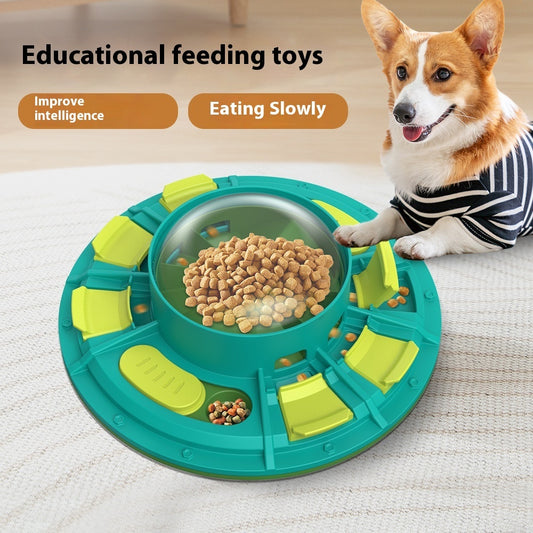 Jouets de puzzle dynamiques pour chiens, entraînement à l'intelligence, alimentation lente